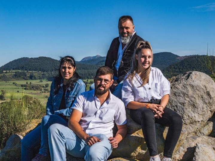 Equipe producteur de fromage France